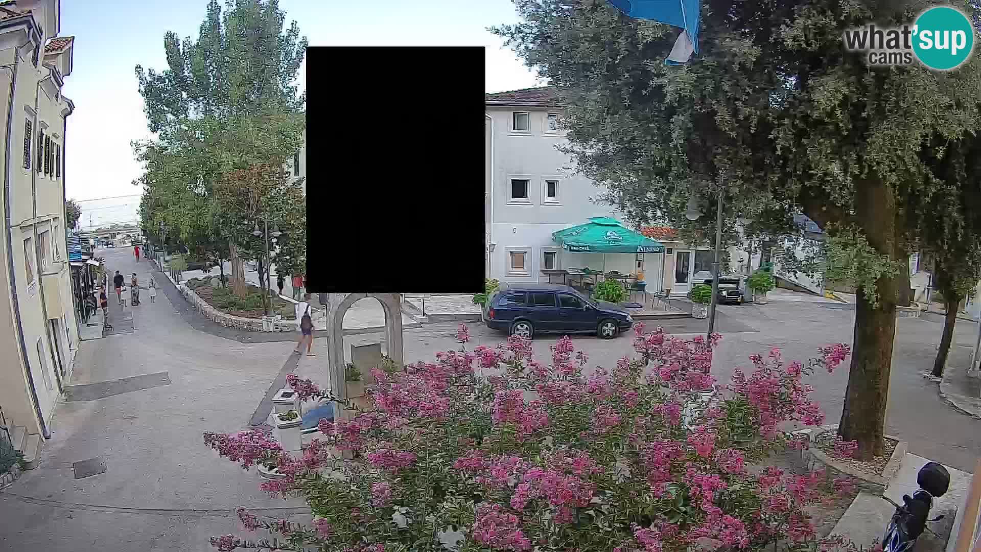 Webcam Mošćenička Draga Zentrum – Liveblick auf das Ortszentrum