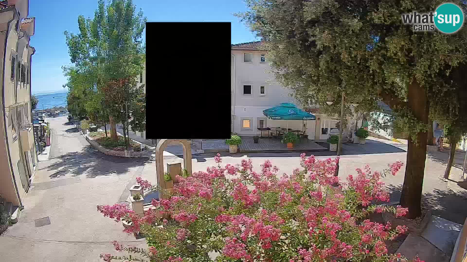 Webcam Mošćenička Draga Zentrum – Liveblick auf das Ortszentrum