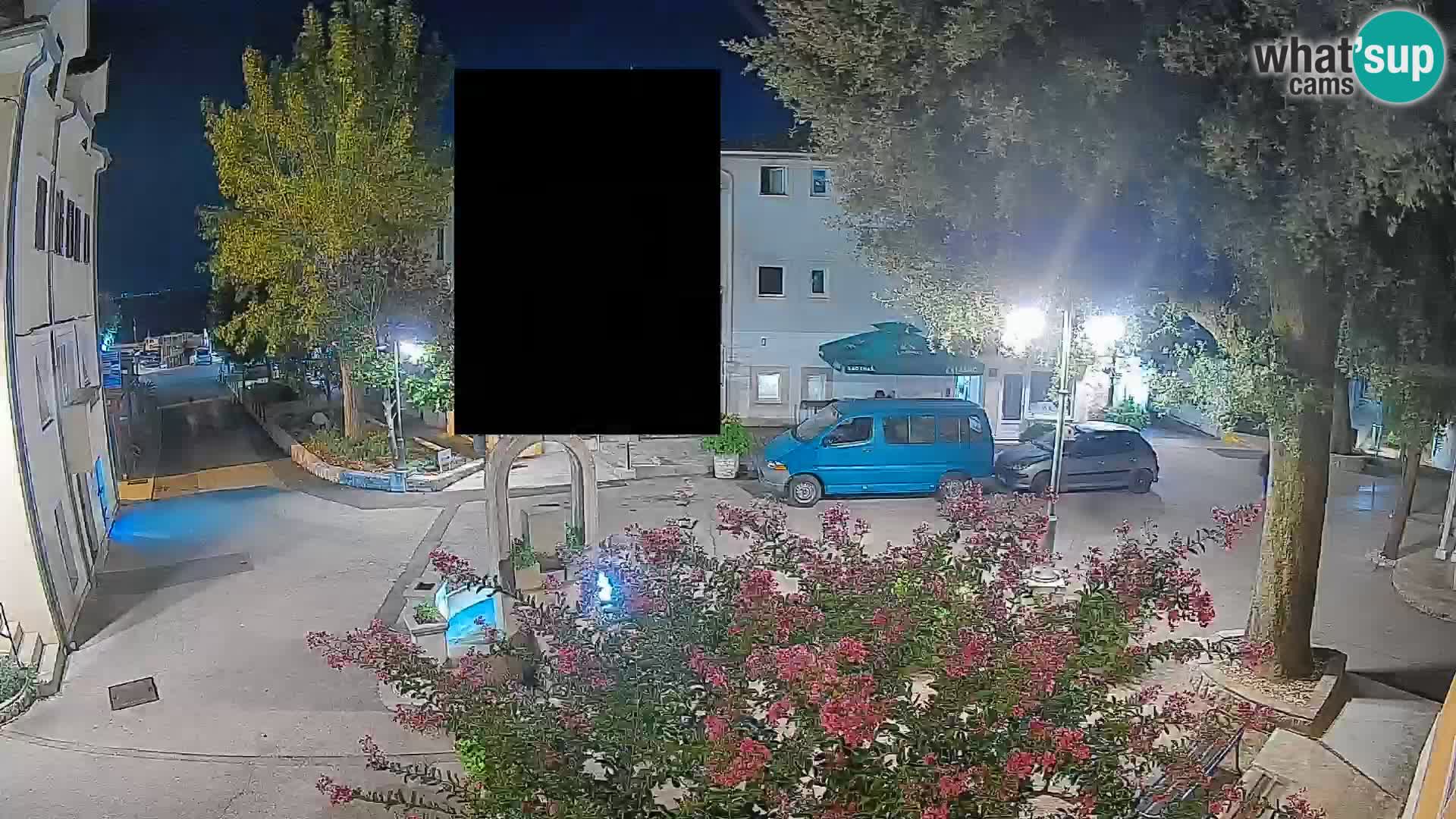 Webcam Mošćenička Draga Center – Live View of the Town Center