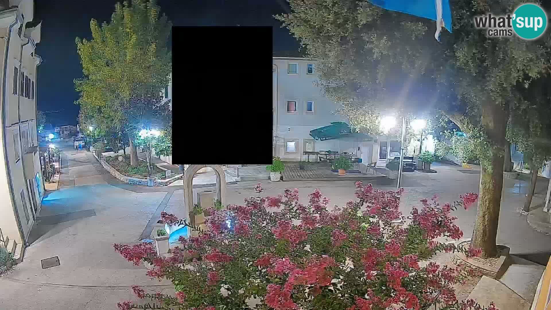 Webcam Mošćenička Draga Center – Live View of the Town Center