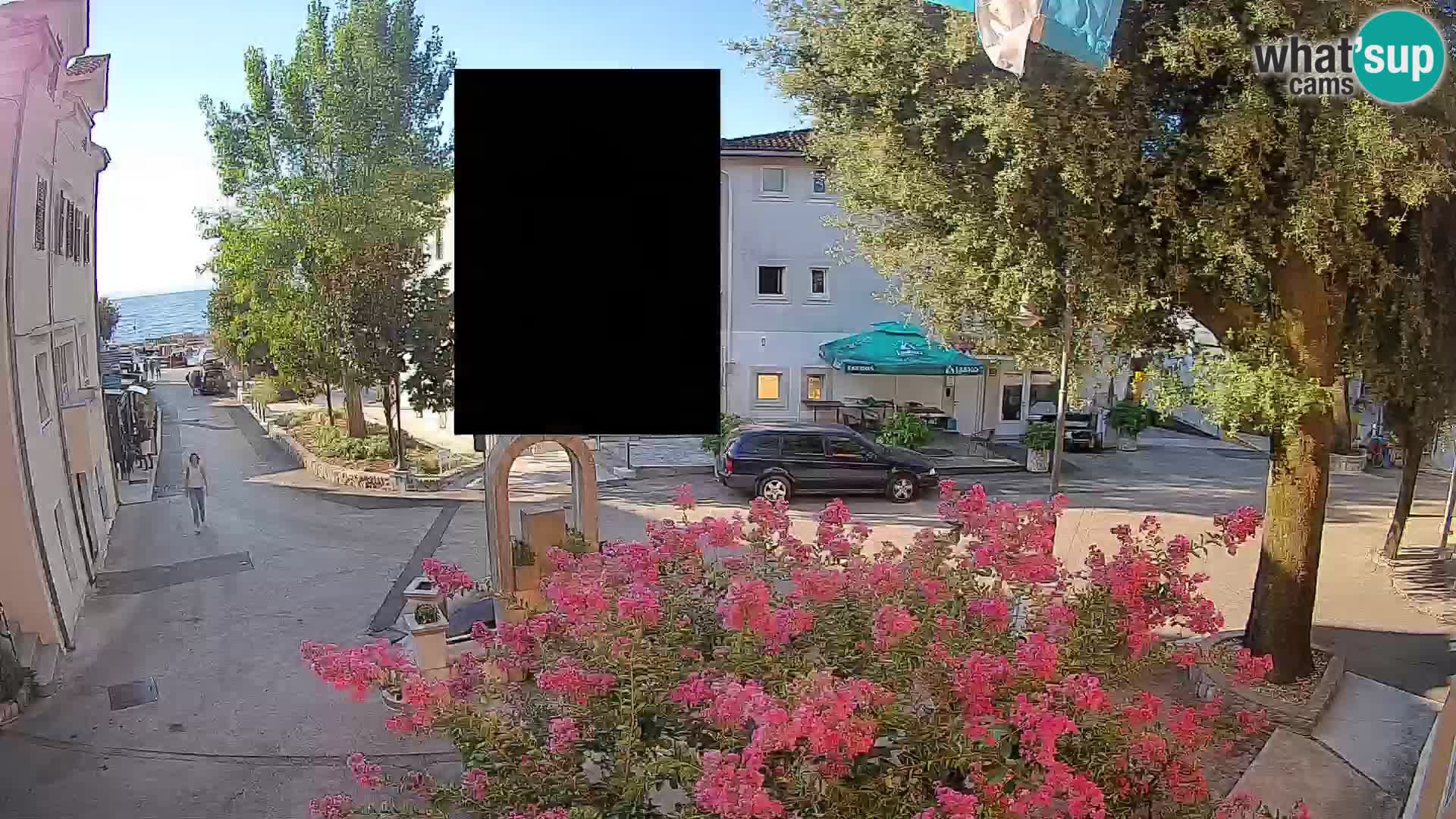 Webcam Mošćenička Draga Zentrum – Liveblick auf das Ortszentrum
