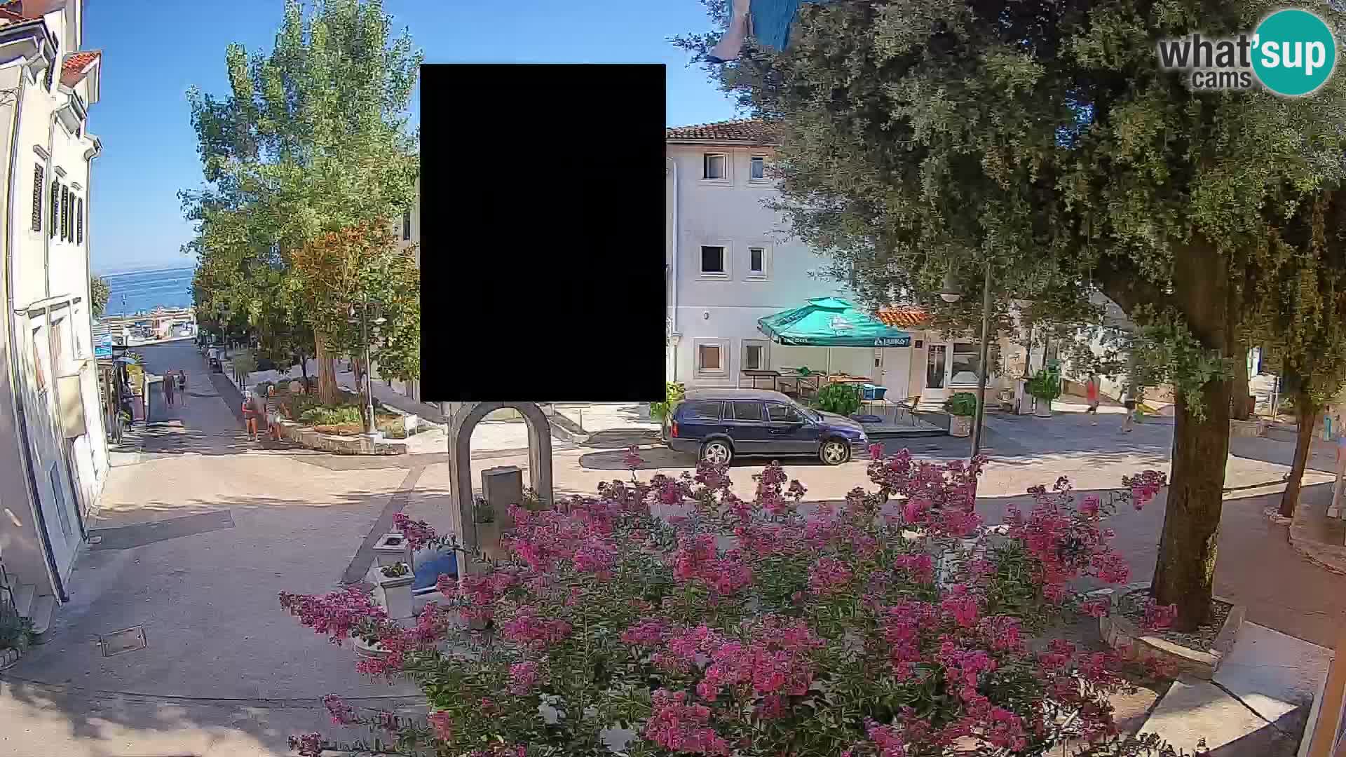 Webcam centre de Mošćenička Draga – Vue en direct du centre-ville