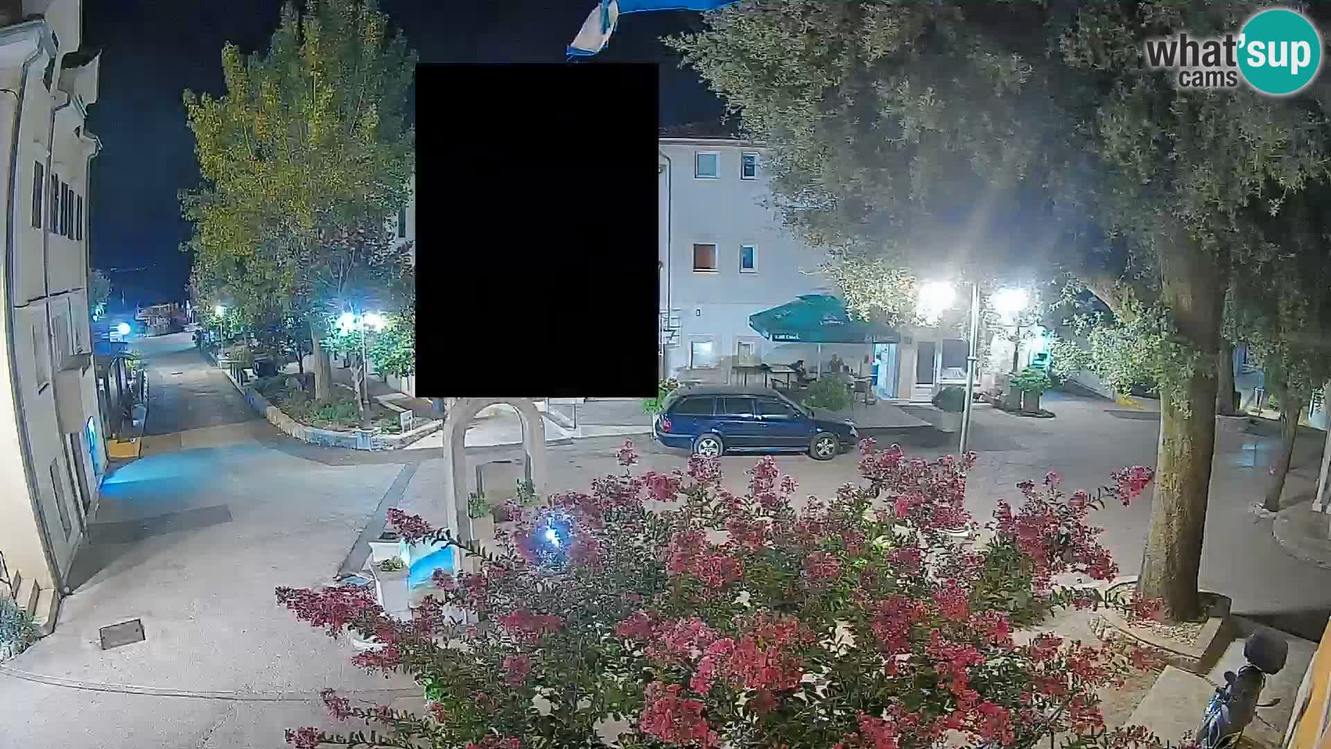 Webcam Mošćenička Draga Center – Live View of the Town Center