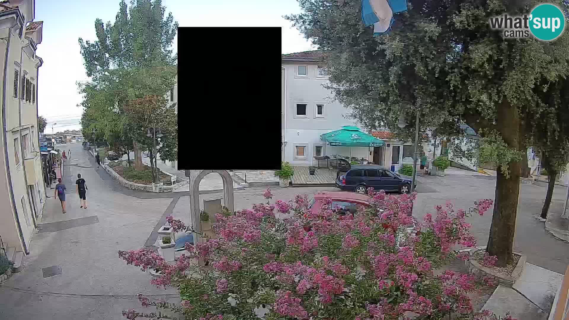 Webcam Mošćenička Draga Center – Live View of the Town Center
