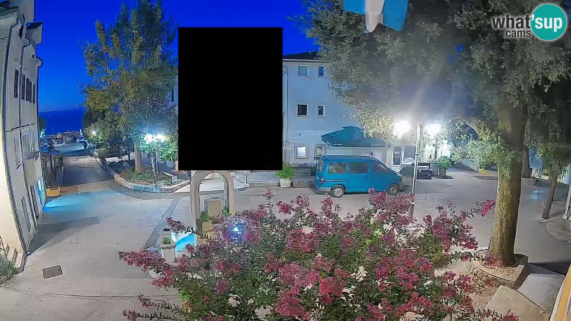 Webcam Mošćenička Draga Center – Live View of the Town Center