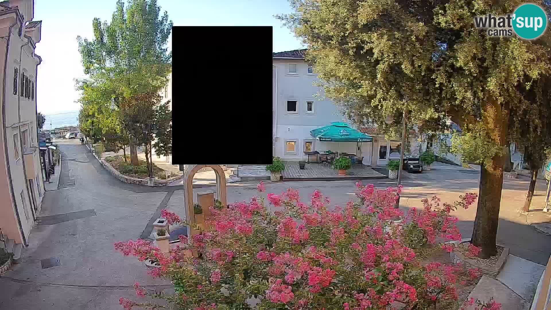 Webcam Mošćenička Draga Zentrum – Liveblick auf das Ortszentrum