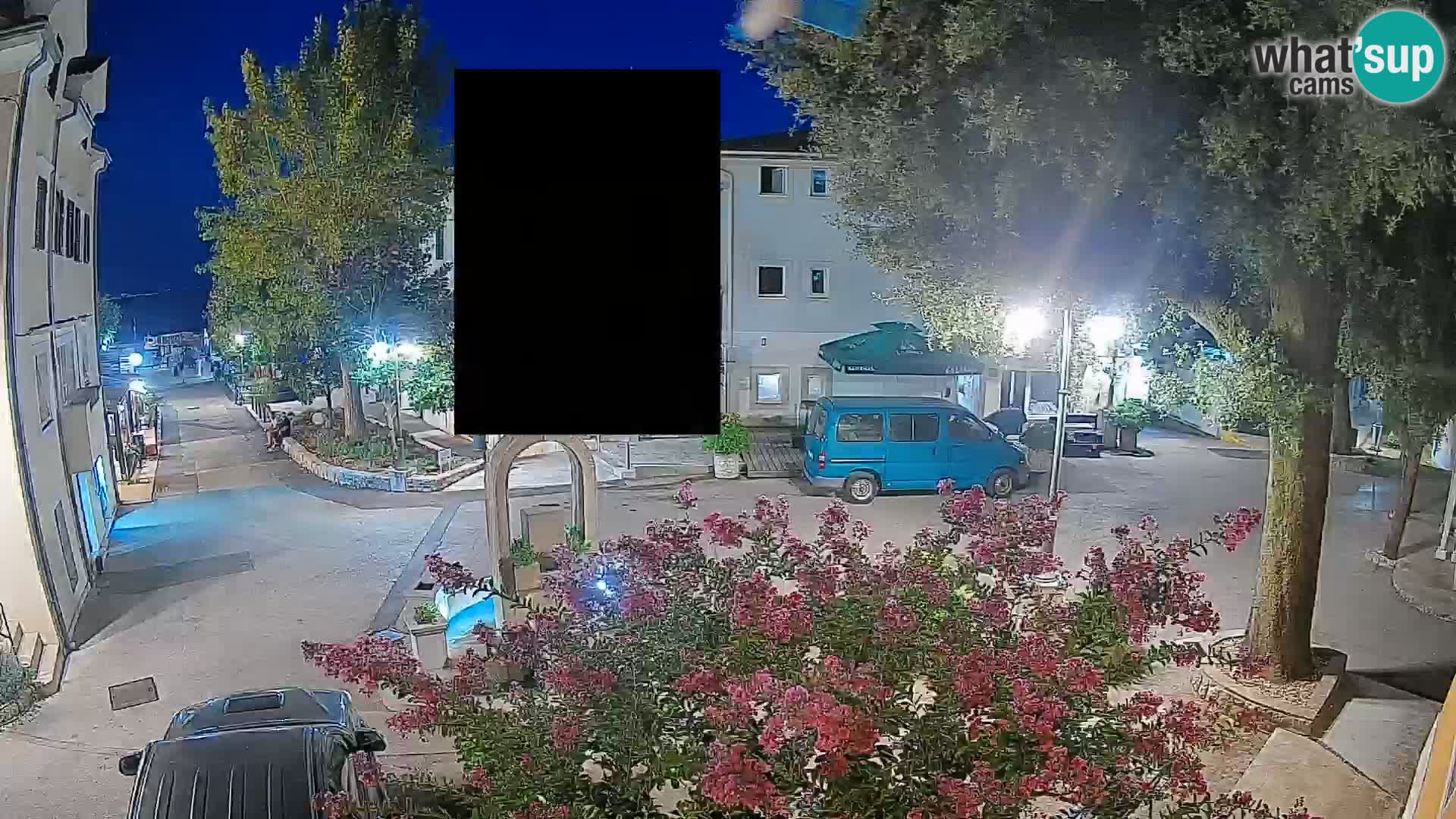 Webcam Mošćenička Draga Center – Live View of the Town Center
