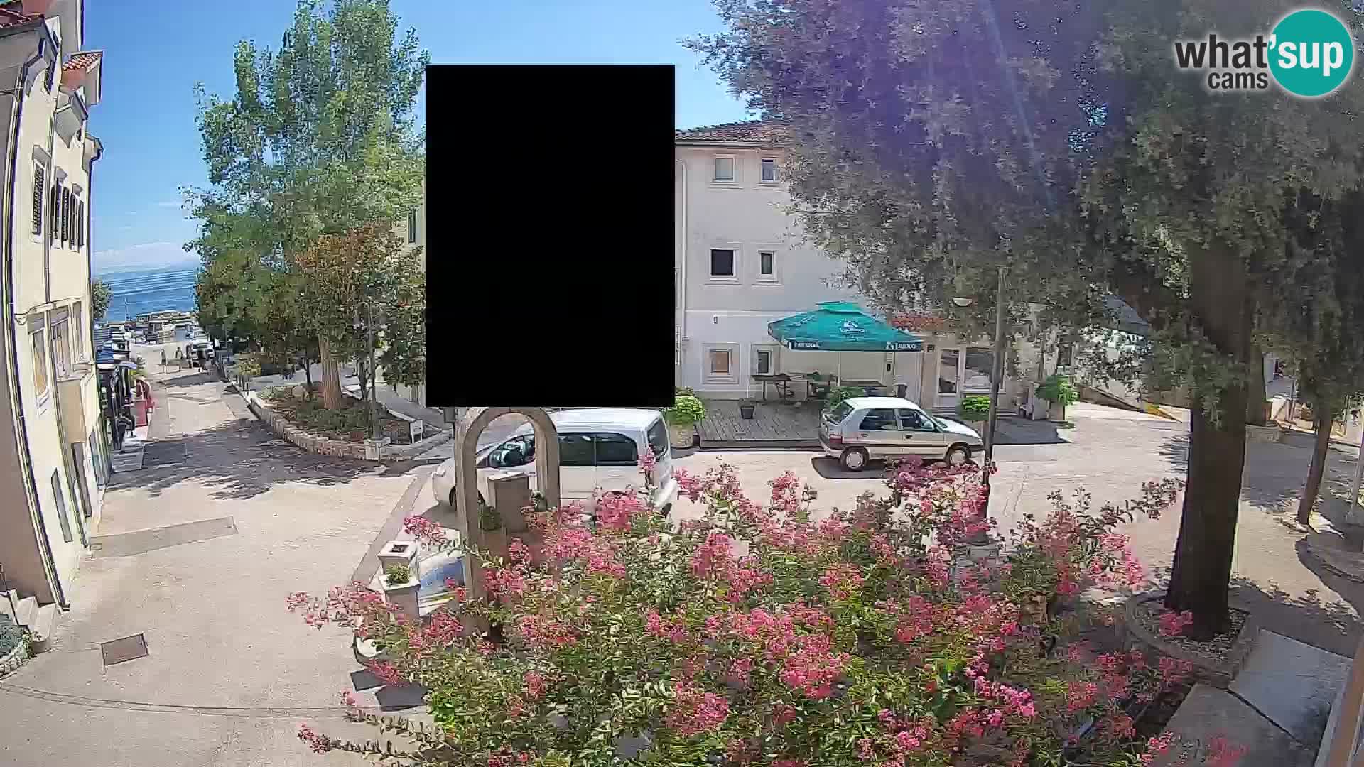 Webcam Centre de Mošćenička Draga – Vue en direct du centre-ville