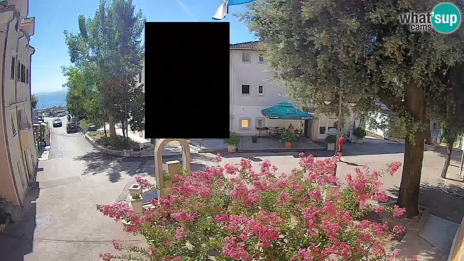 Webcam Mošćenička Draga Zentrum – Liveblick auf das Ortszentrum