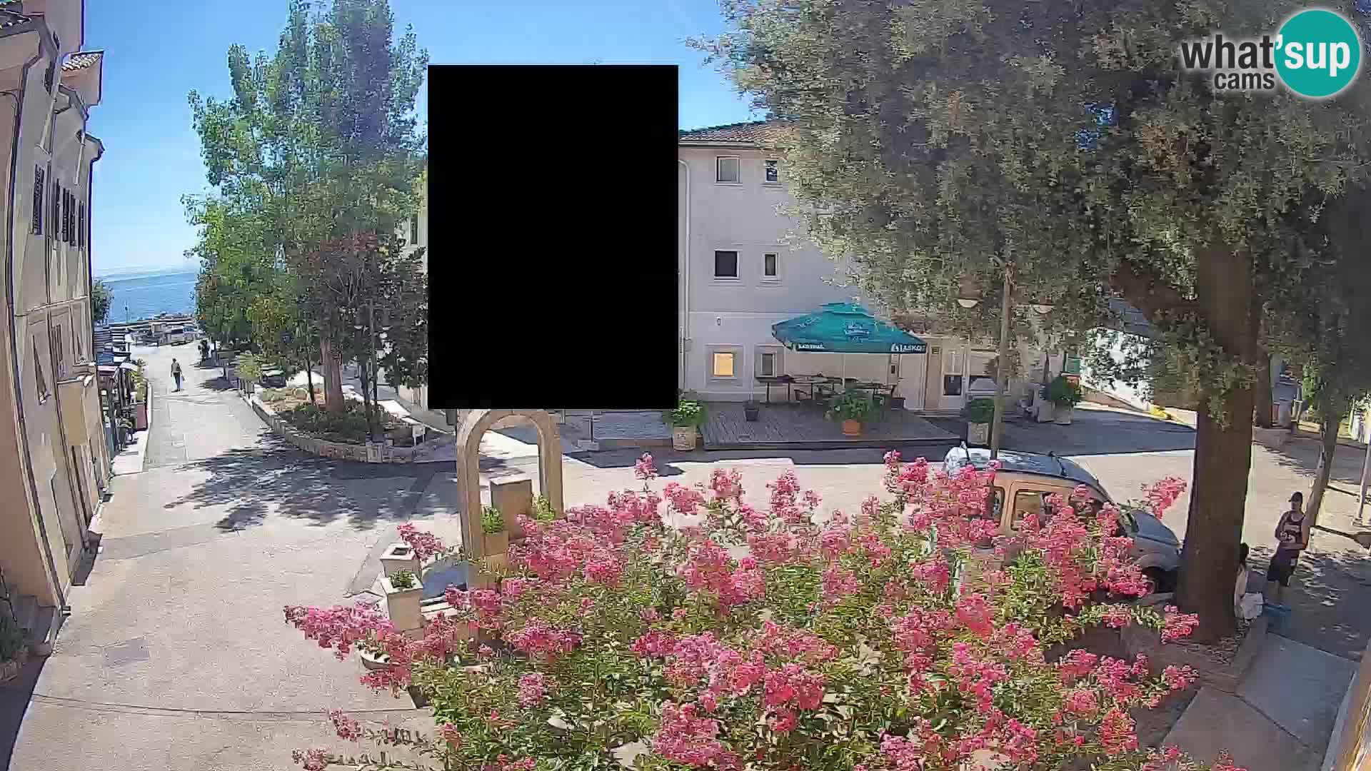 Webcam Centre de Mošćenička Draga – Vue en direct du centre-ville