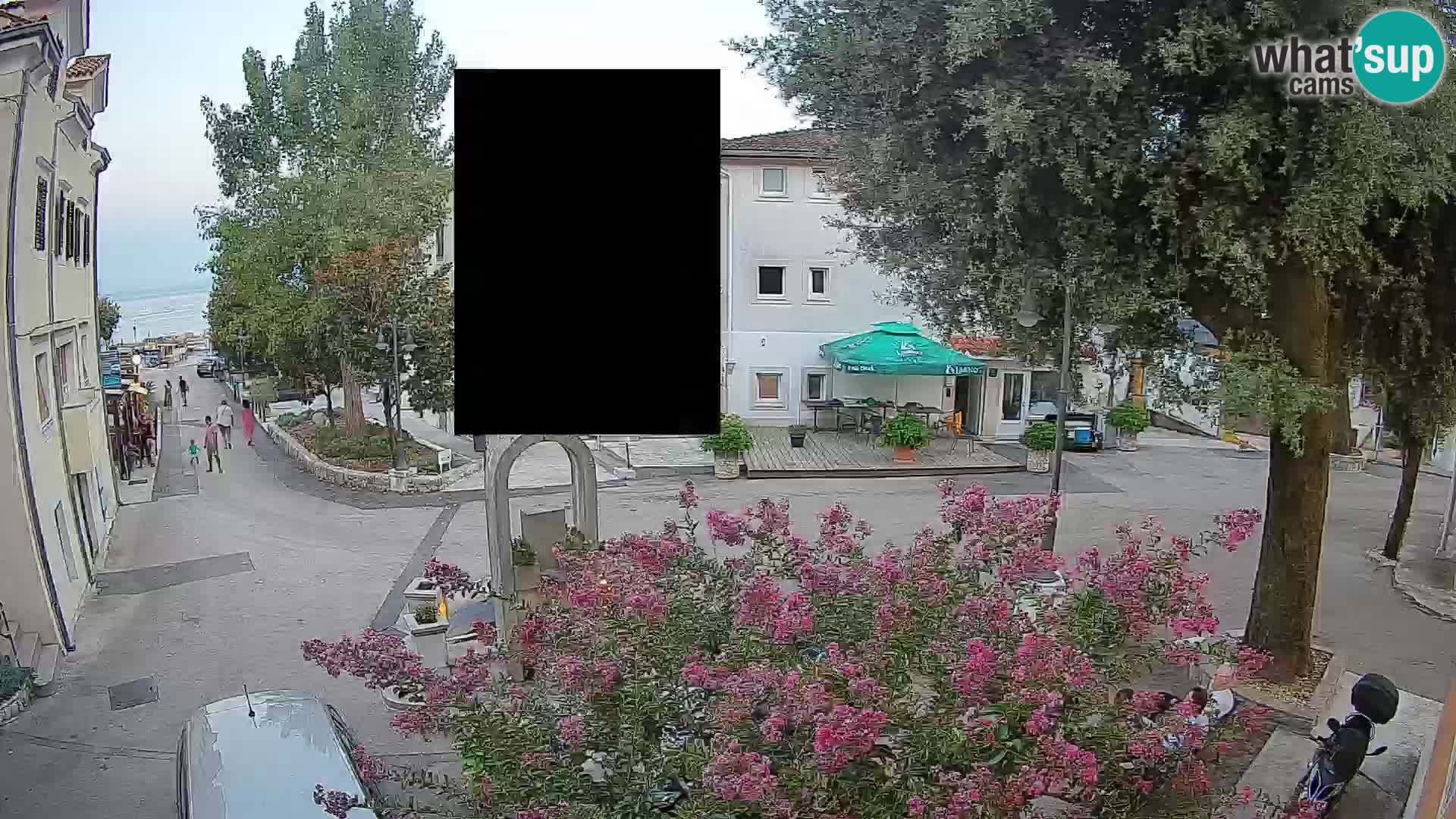 Webcam centre de Mošćenička Draga – Vue en direct du centre-ville