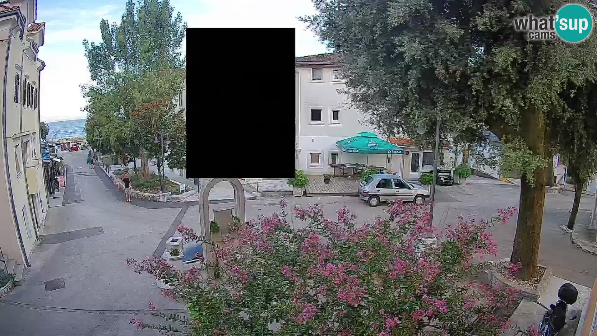 Webcam Mošćenička Draga Zentrum – Liveblick auf das Ortszentrum