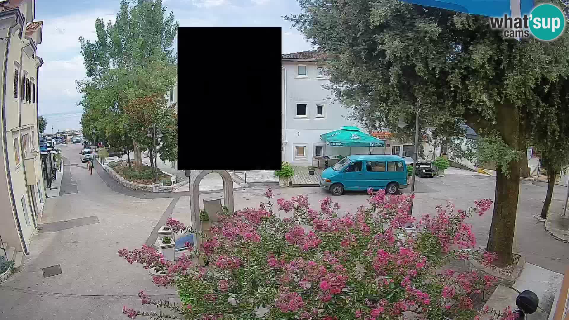 Webcam Mošćenička Draga Zentrum – Liveblick auf das Ortszentrum