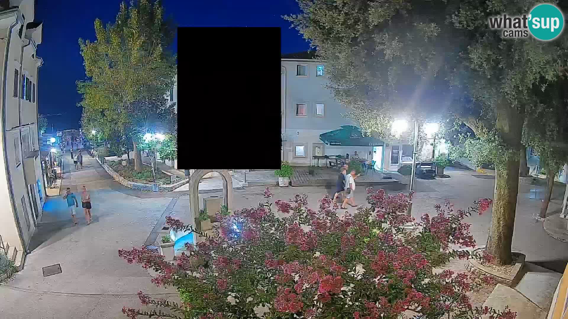 Webcam Mošćenička Draga Center – Live View of the Town Center