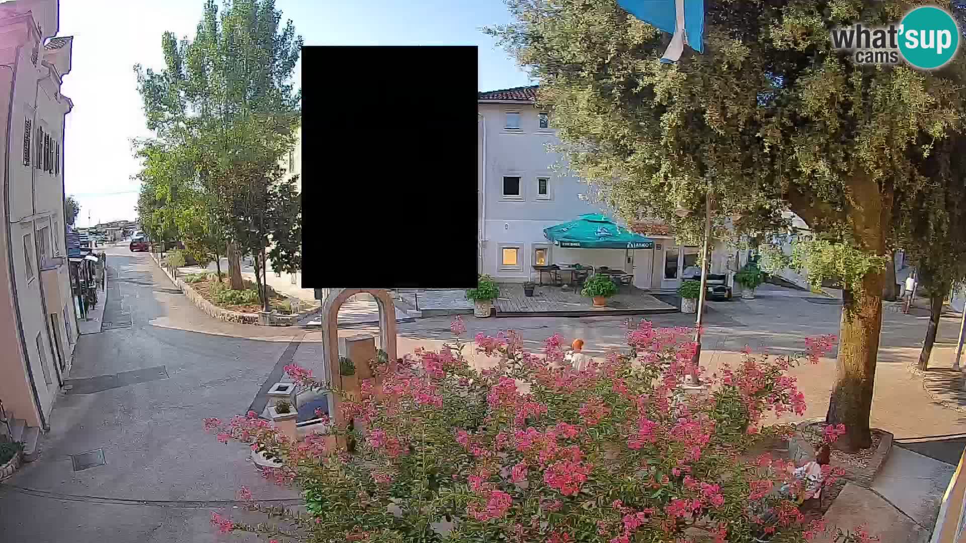 Webcam Mošćenička Draga Center – Live View of the Town Center