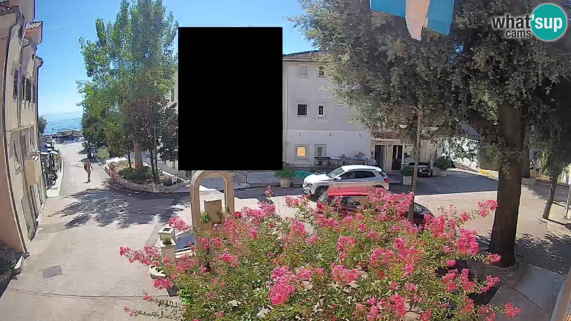 Webcam Mošćenička Draga Zentrum – Liveblick auf das Ortszentrum