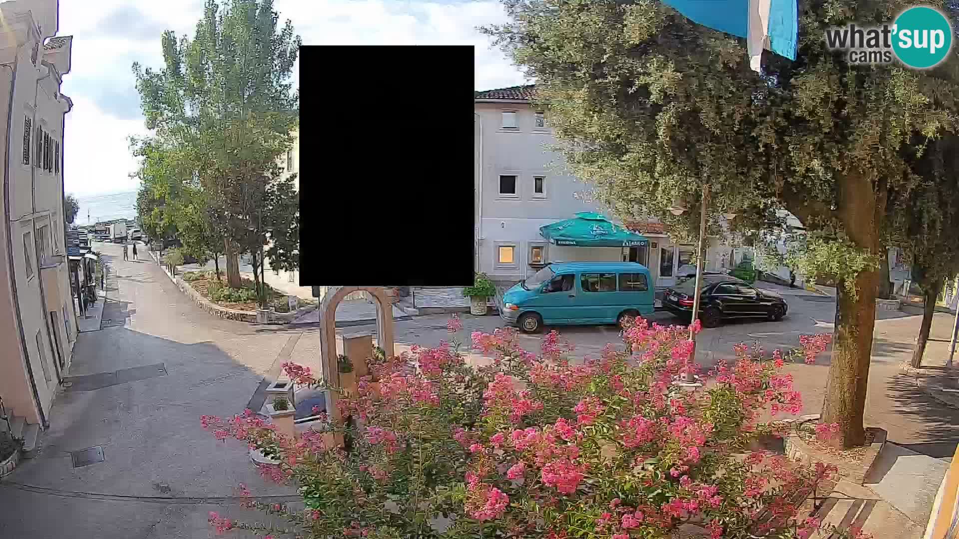 Webcam Centre de Mošćenička Draga – Vue en direct du centre-ville