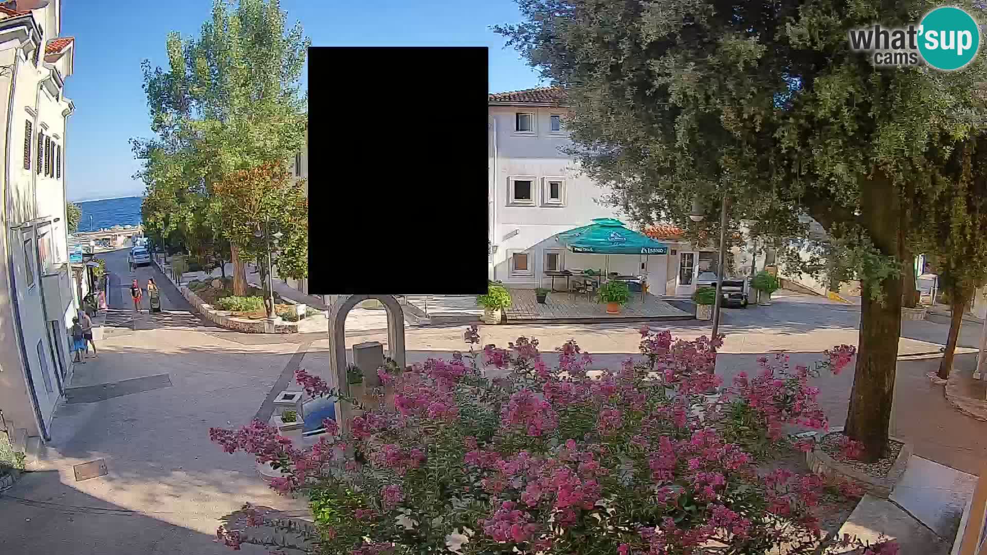 Webcam Mošćenička Draga Zentrum – Liveblick auf das Ortszentrum