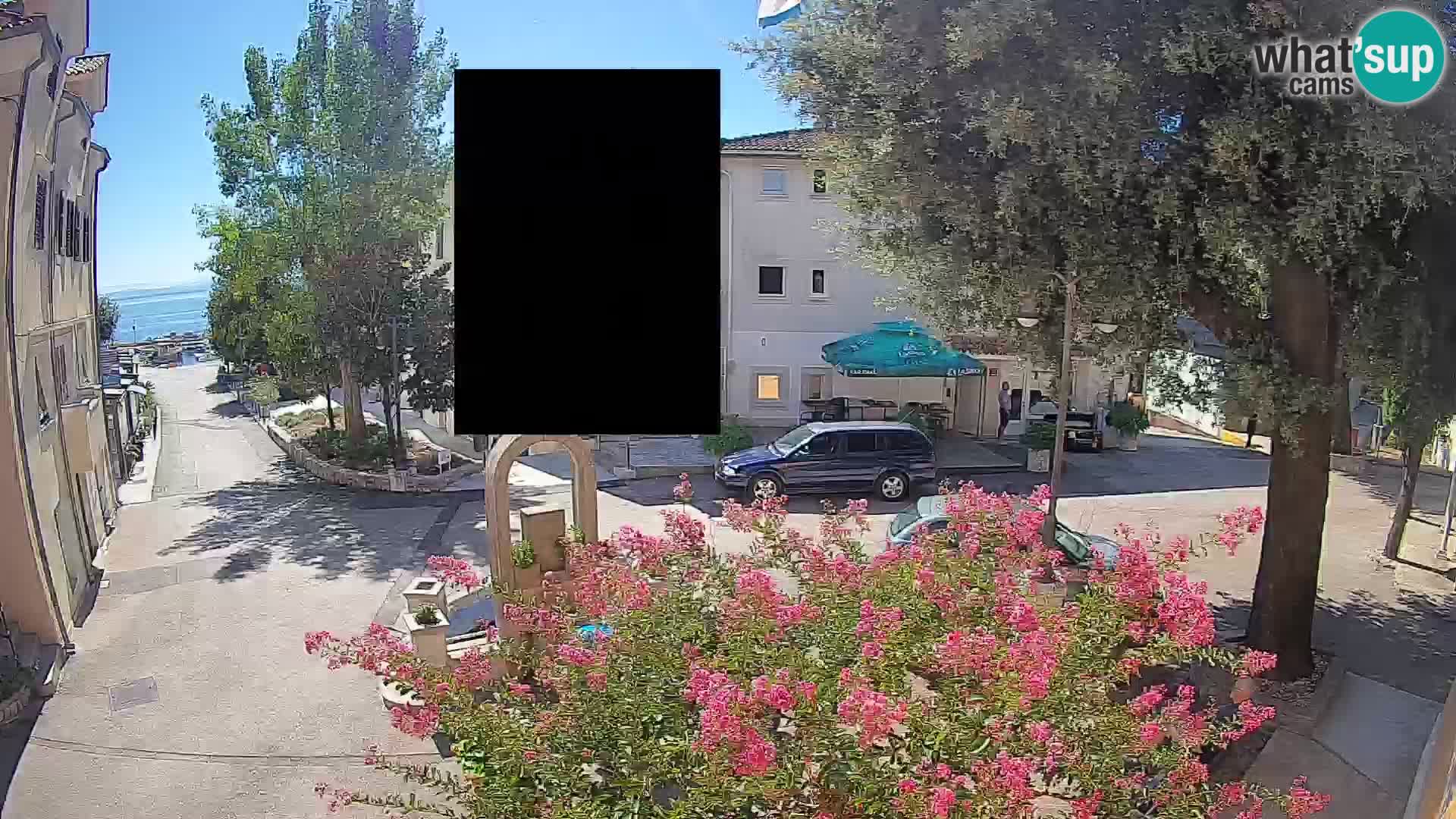 Webcam centre de Mošćenička Draga – Vue en direct du centre-ville