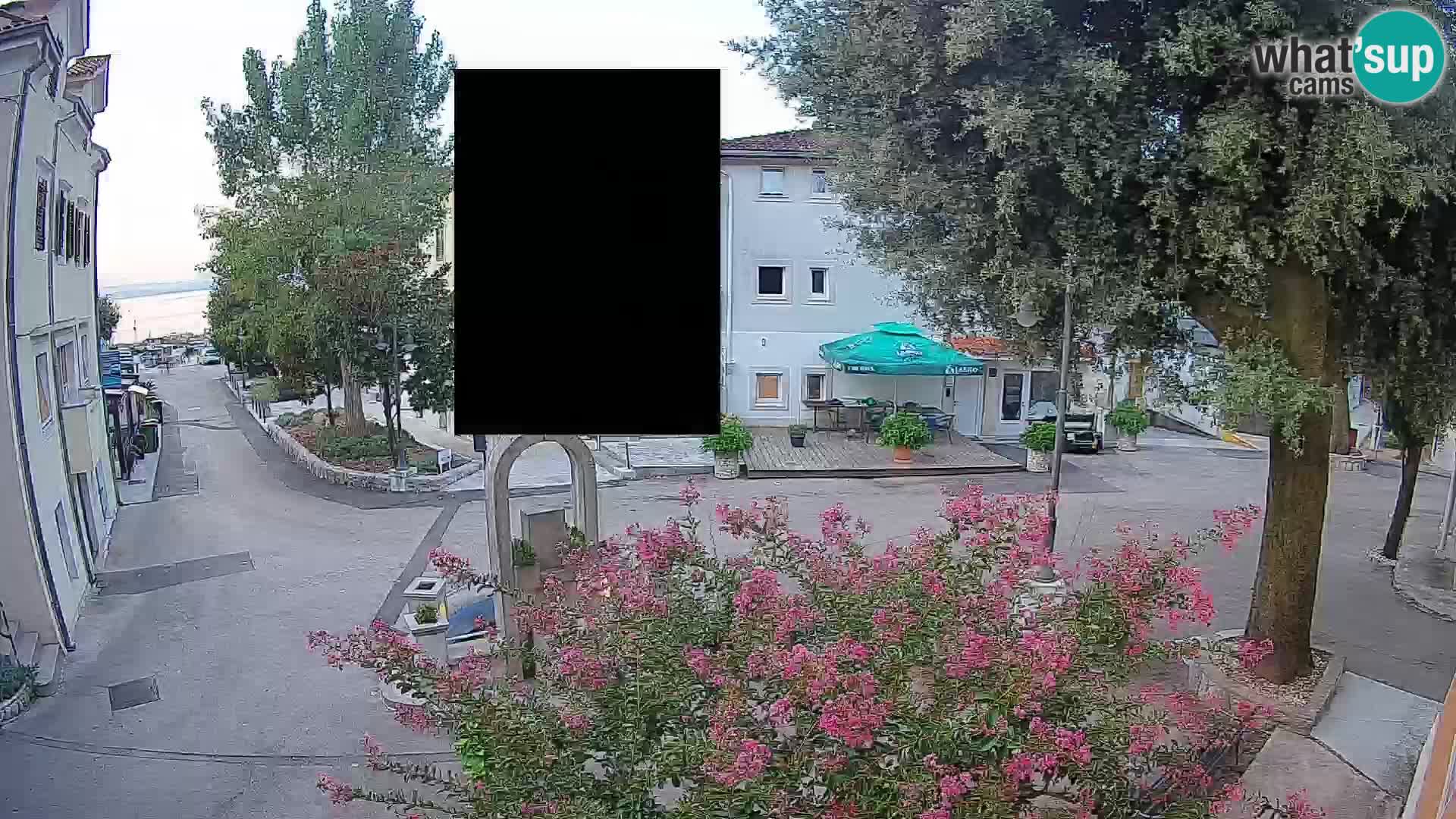 Webcam centre de Mošćenička Draga – Vue en direct du centre-ville