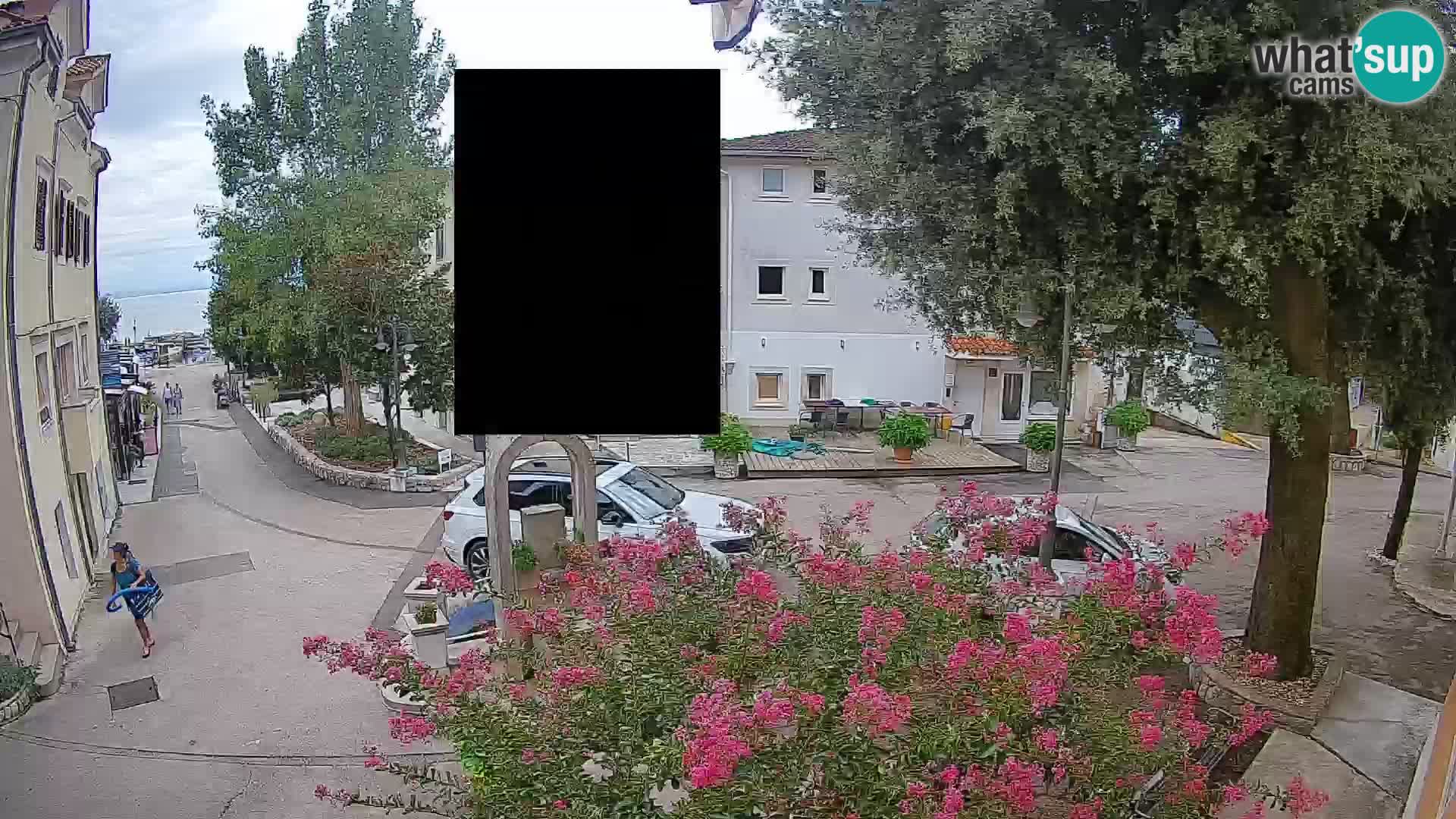 Webcam Centre de Mošćenička Draga – Vue en direct du centre-ville