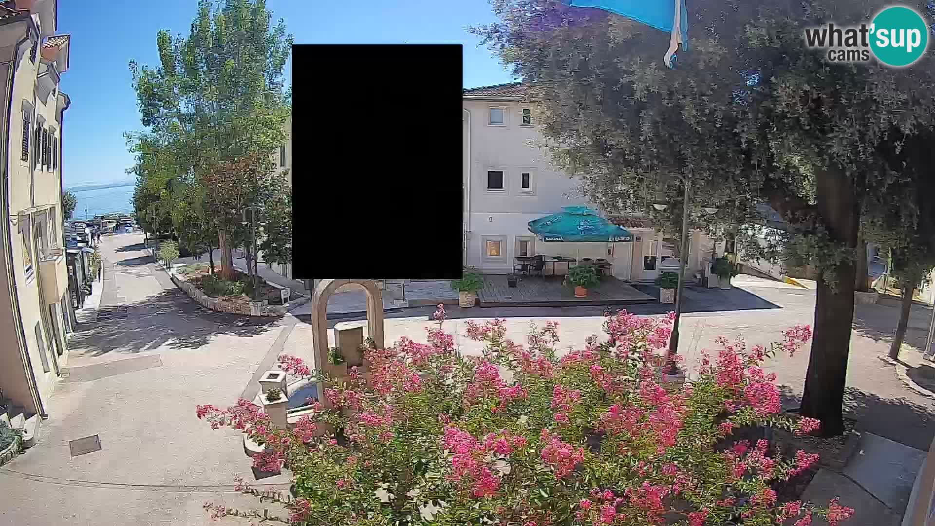 Webcam Mošćenička Draga Center – Live View of the Town Center