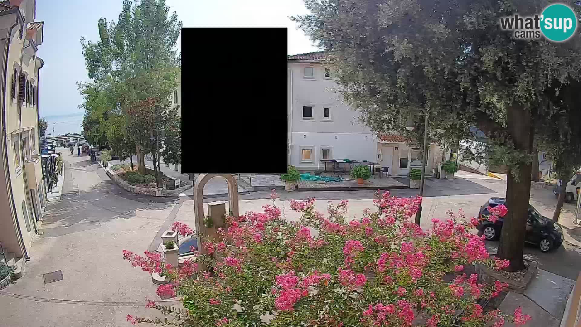 Webcam Mošćenička Draga Zentrum – Liveblick auf das Ortszentrum