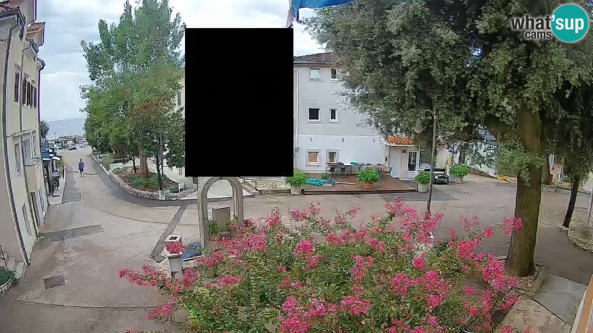 Webcam centre de Mošćenička Draga – Vue en direct du centre-ville