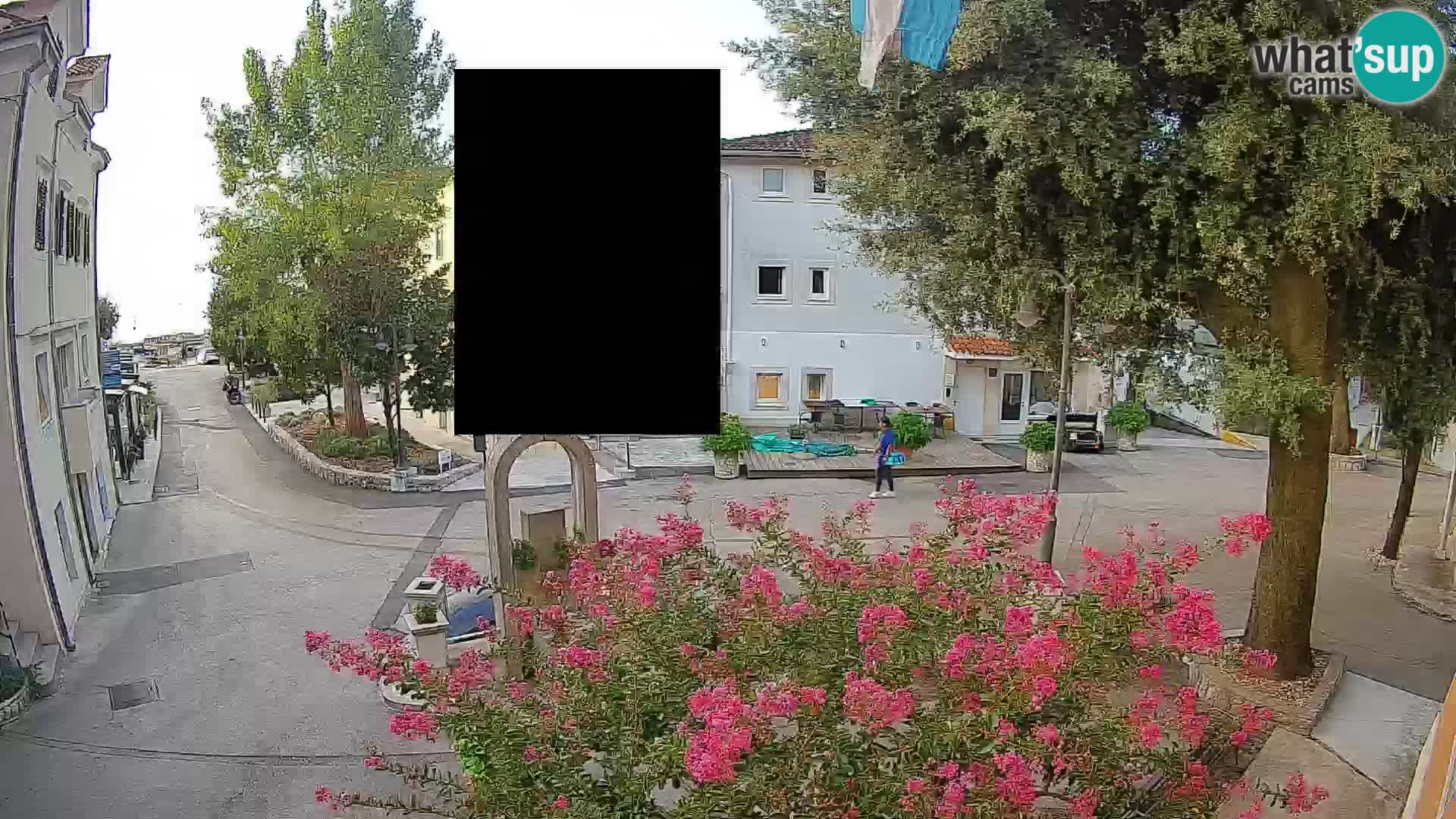 Webcam Centre de Mošćenička Draga – Vue en direct du centre-ville