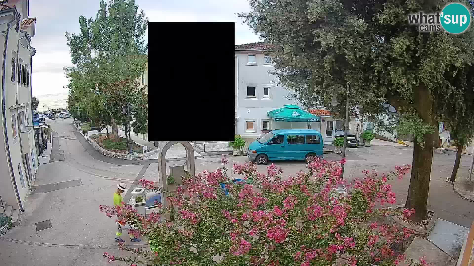Webcam Centre de Mošćenička Draga – Vue en direct du centre-ville