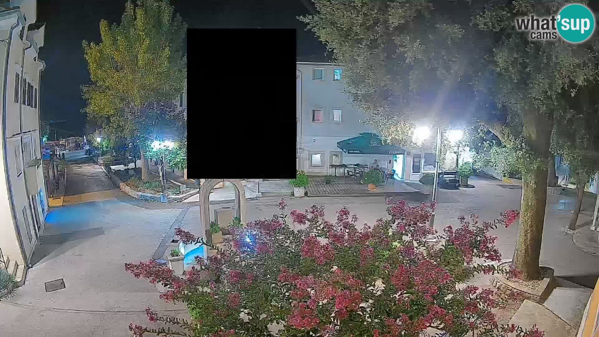 Webcam Mošćenička Draga Center – Live View of the Town Center