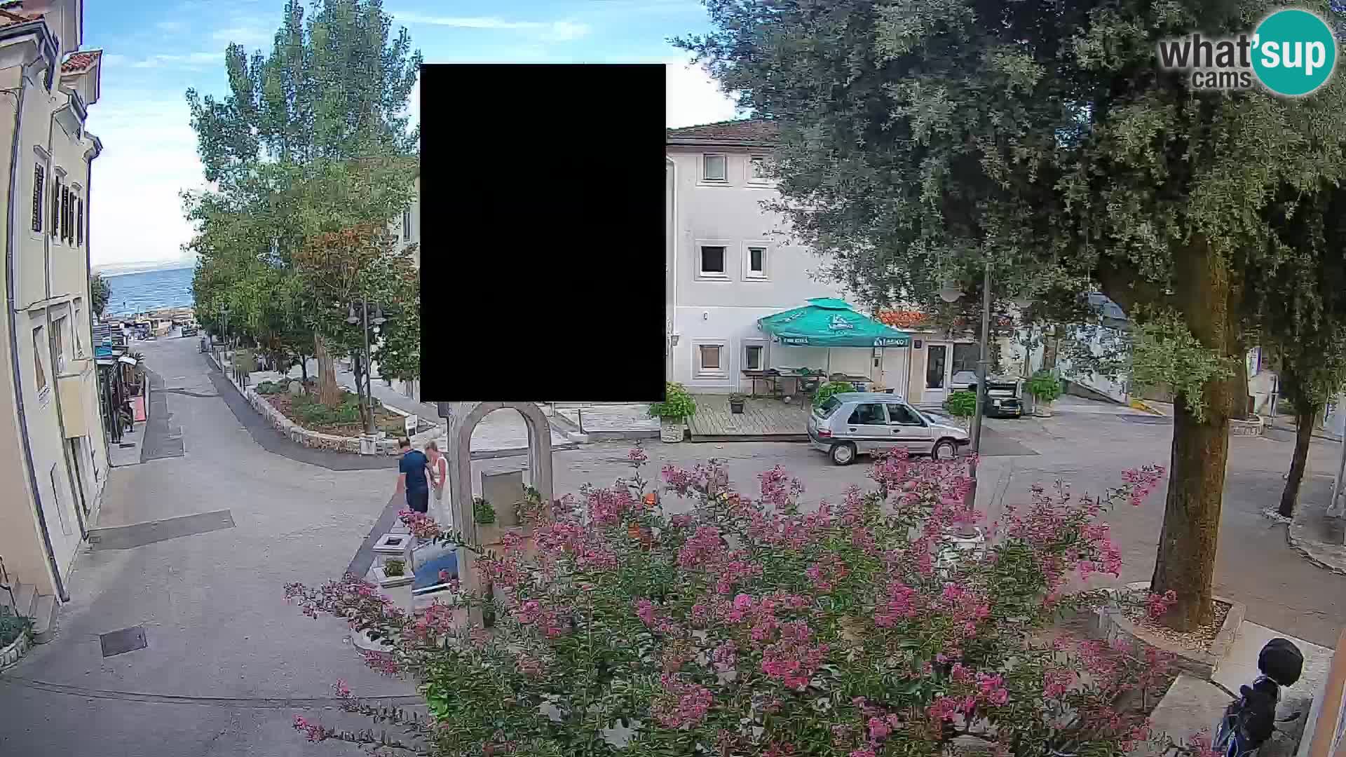 Webcam Centre de Mošćenička Draga – Vue en direct du centre-ville
