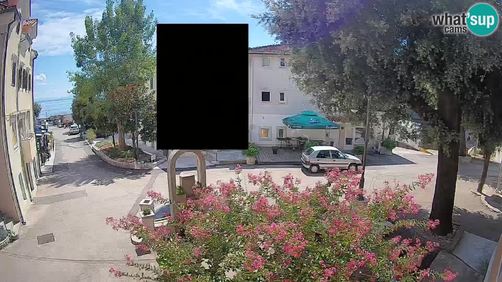 Webcam Mošćenička Draga Zentrum – Liveblick auf das Ortszentrum