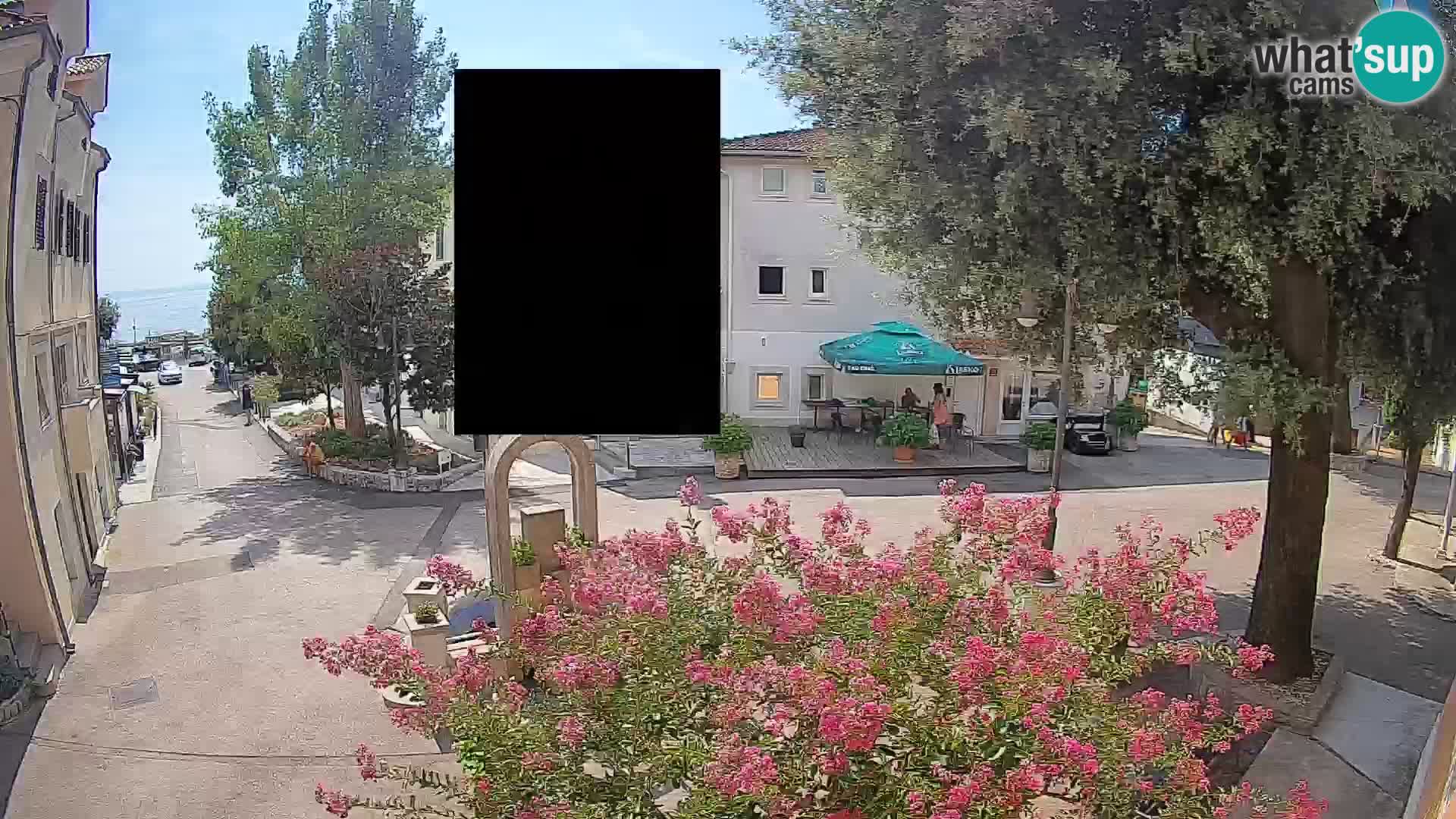 Webcam Mošćenička Draga Center – Live View of the Town Center