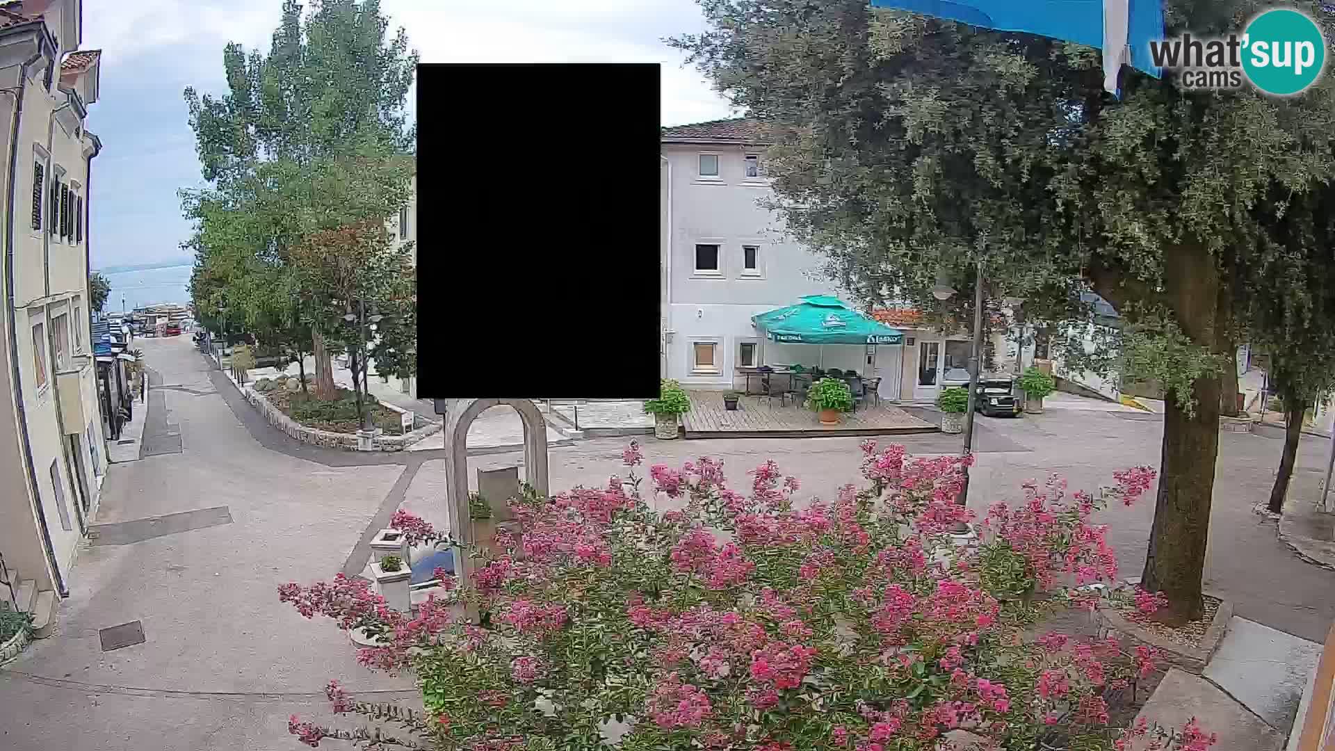 Webcam Centre de Mošćenička Draga – Vue en direct du centre-ville