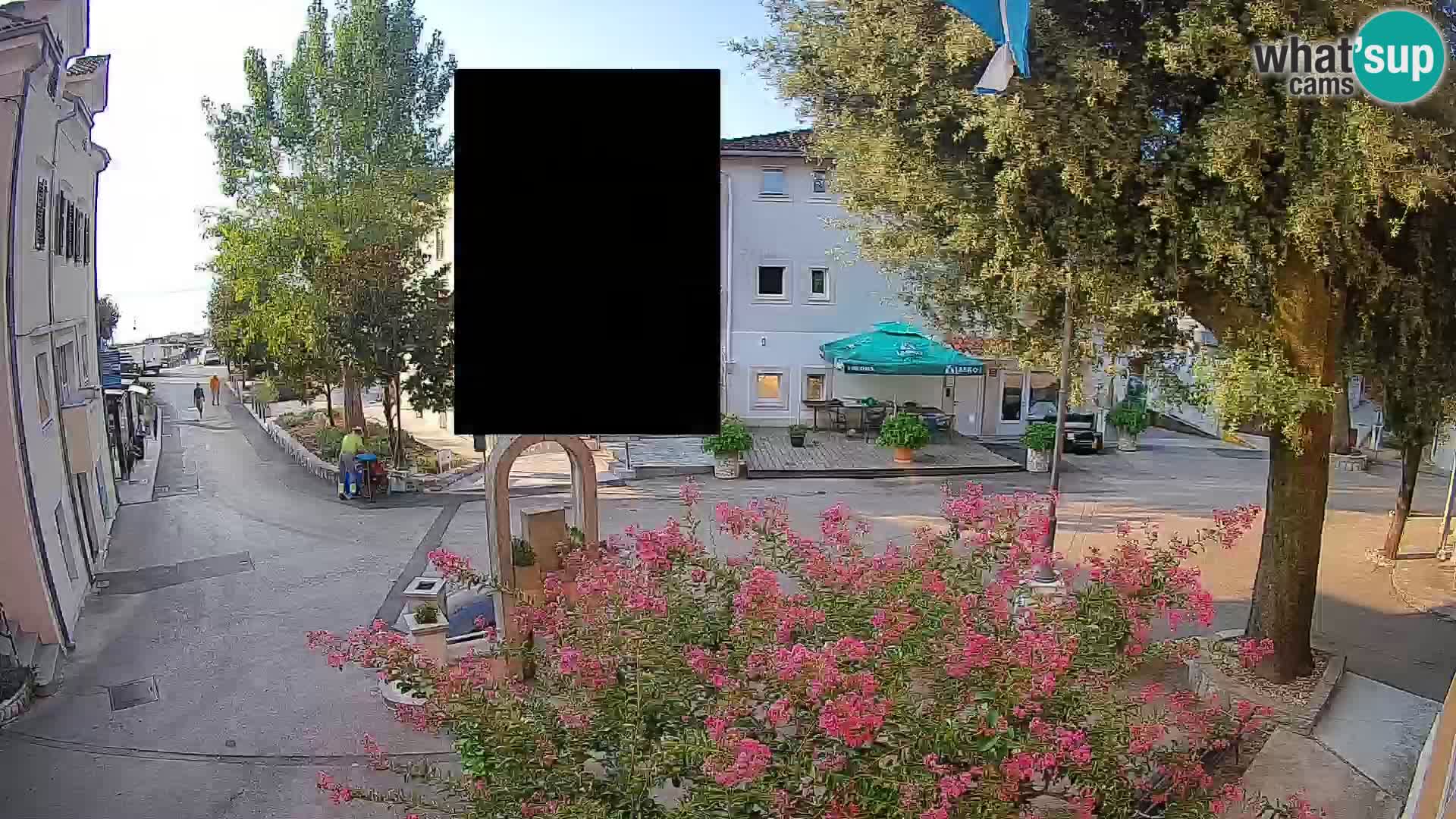 Webcam Mošćenička Draga Center – Live View of the Town Center