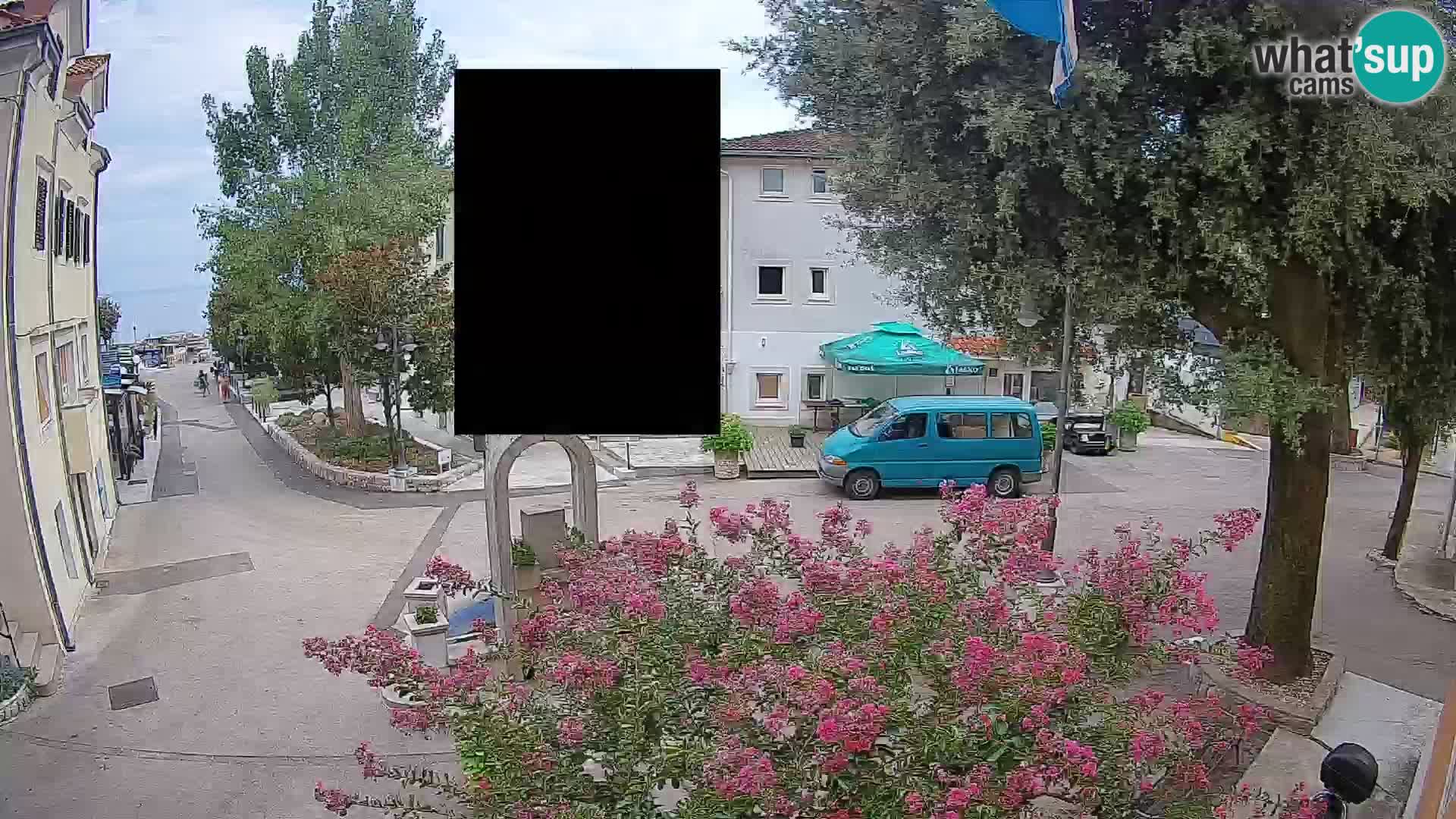 Spletna kamera center Mošćeniška Draga – Pogled v živo