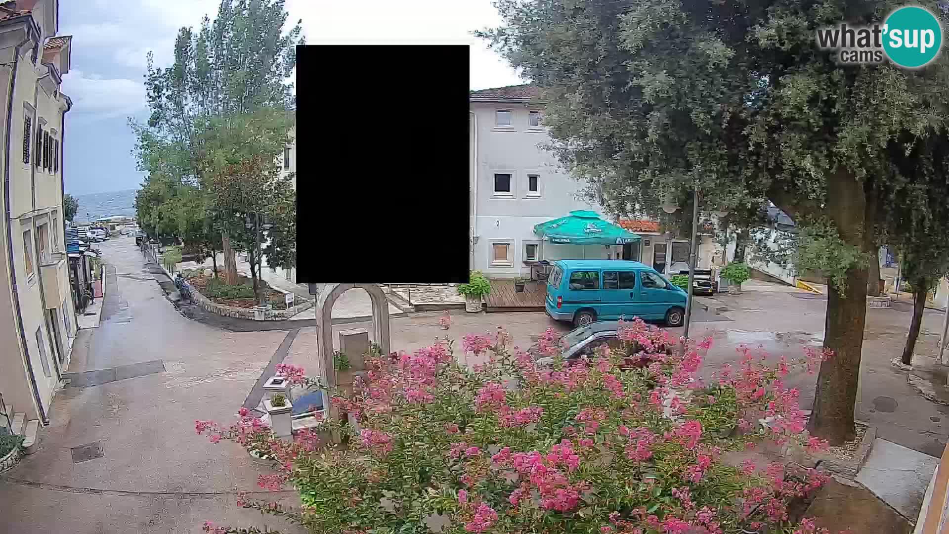 Webcam centre de Mošćenička Draga – Vue en direct du centre-ville