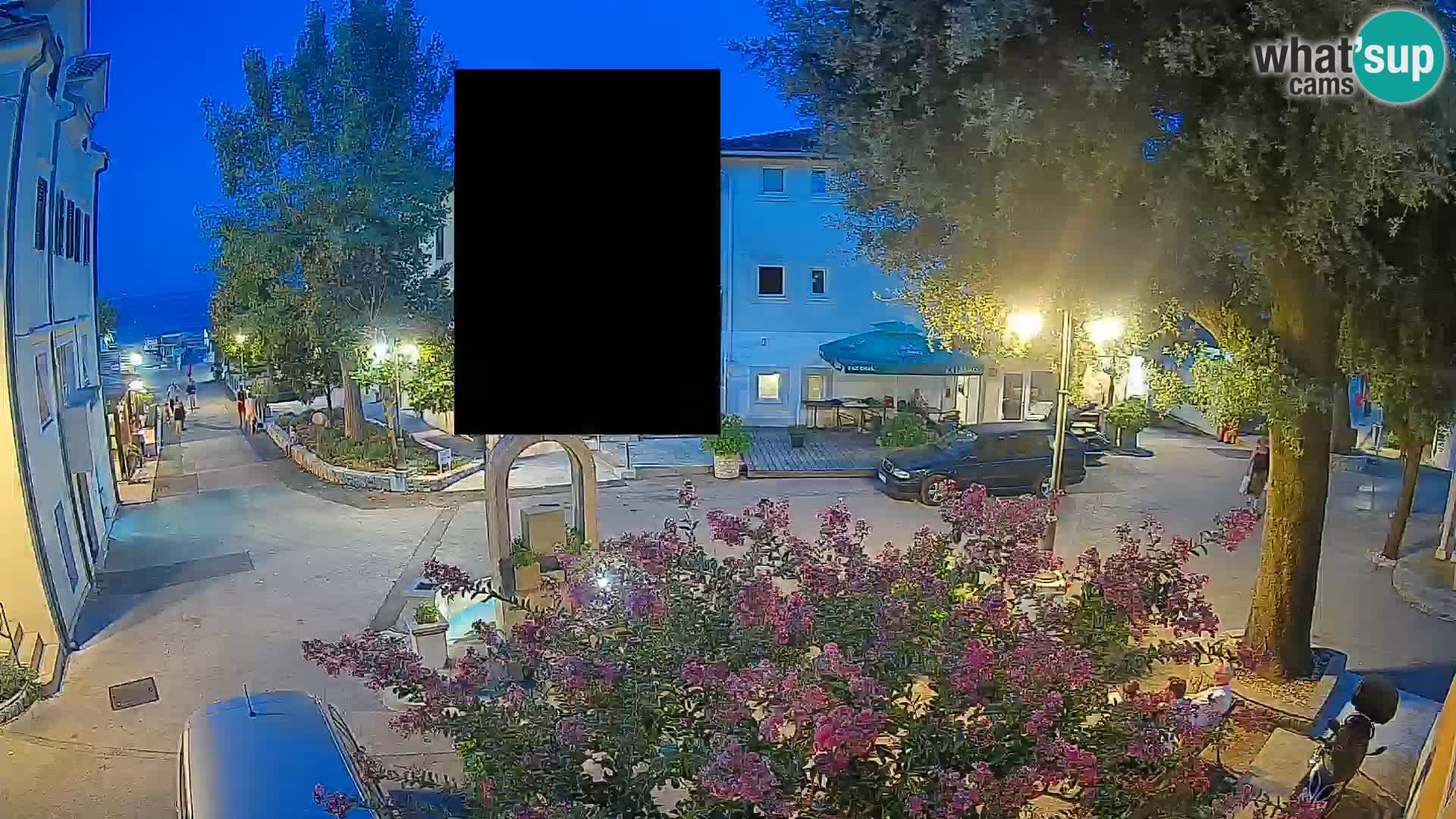 Webcam Mošćenička Draga Center – Live View of the Town Center