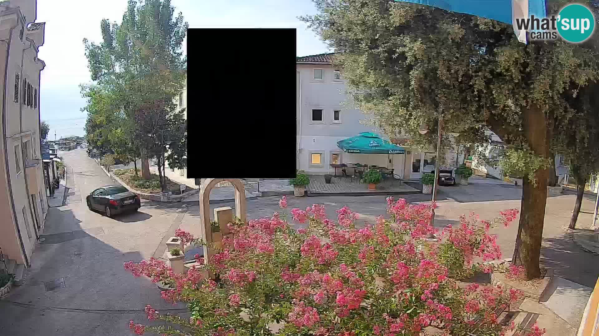 Webcam Mošćenička Draga Center – Live View of the Town Center
