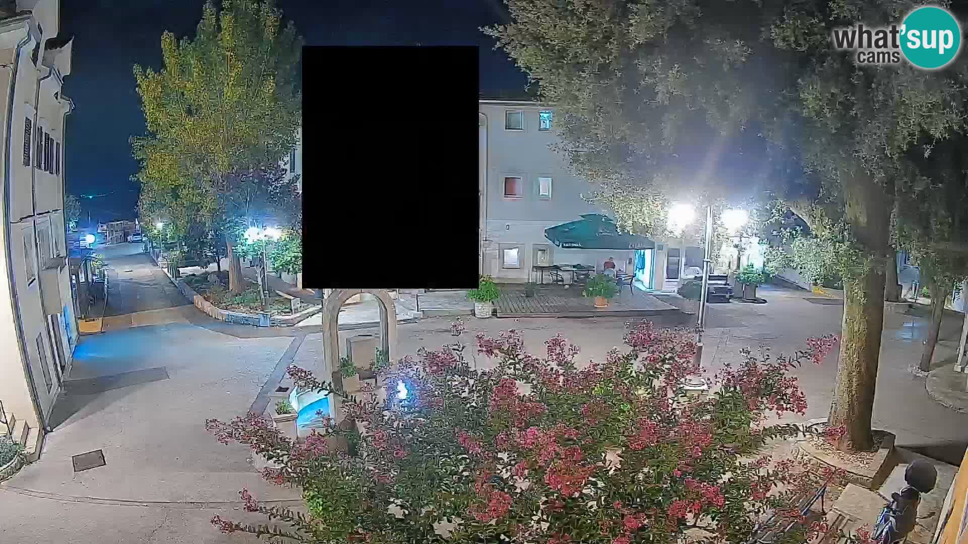 Webcam Mošćenička Draga Center – Live View of the Town Center