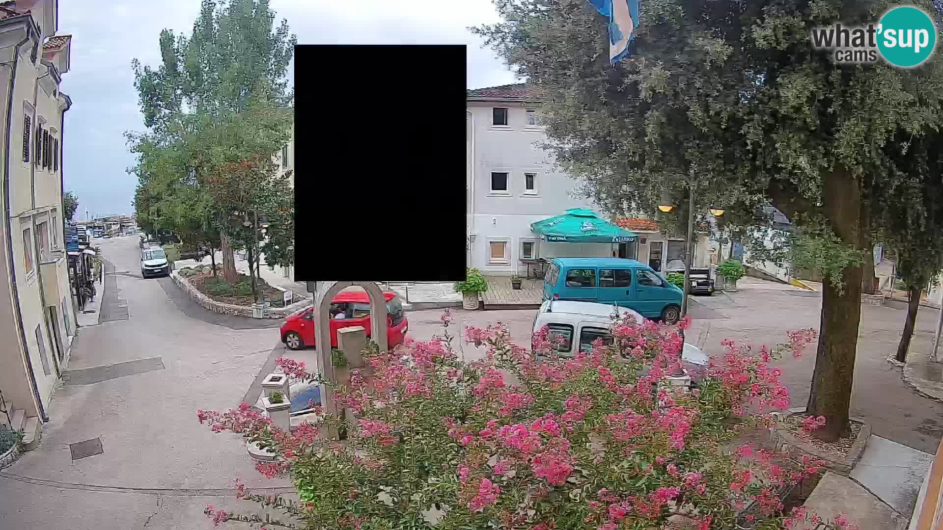 Webcam Mošćenička Draga Center – Live View of the Town Center
