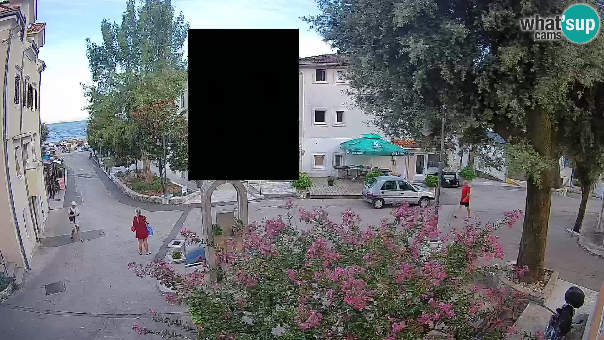 Webcam centre de Mošćenička Draga – Vue en direct du centre-ville