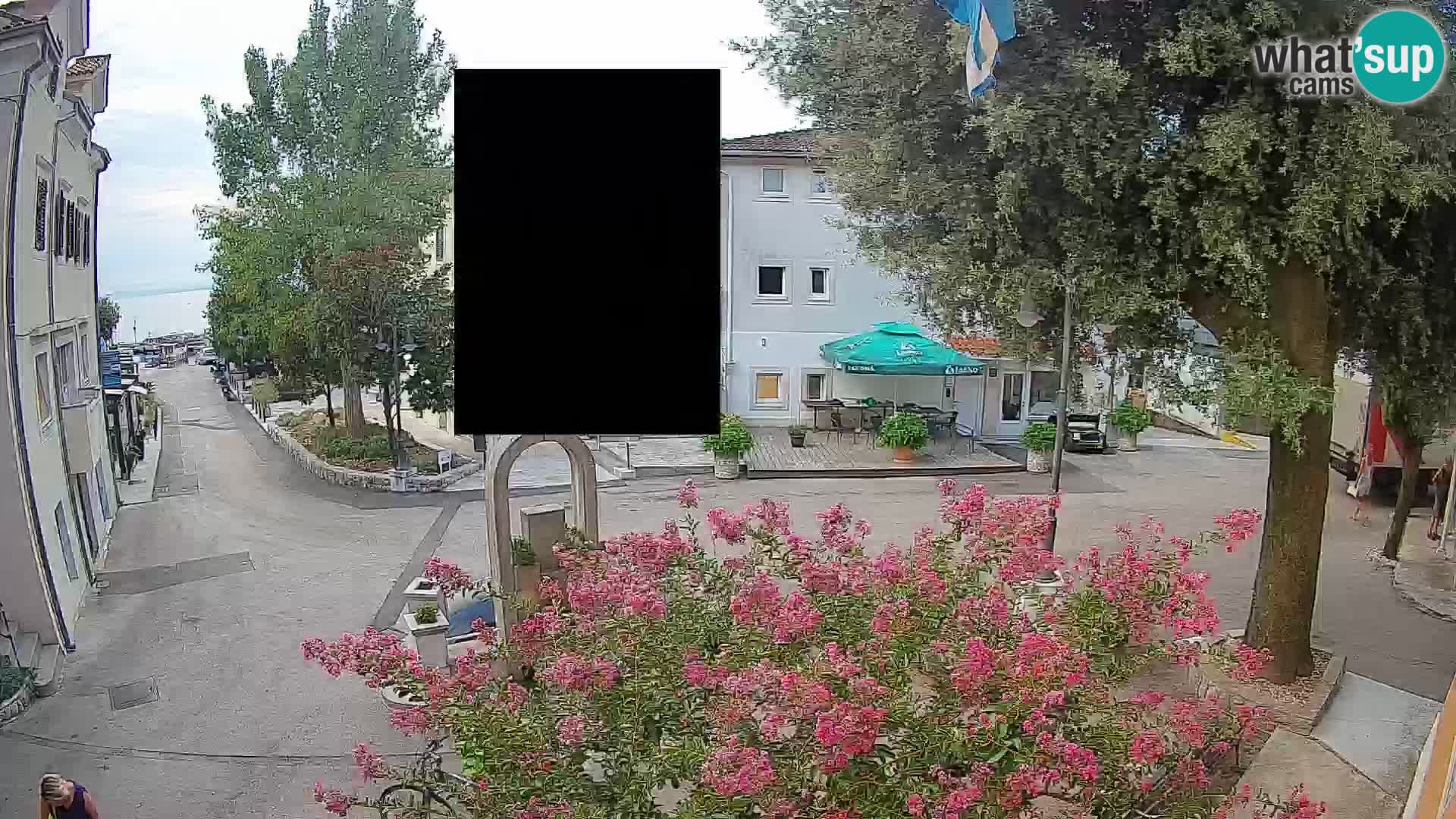 Webcam centre de Mošćenička Draga – Vue en direct du centre-ville