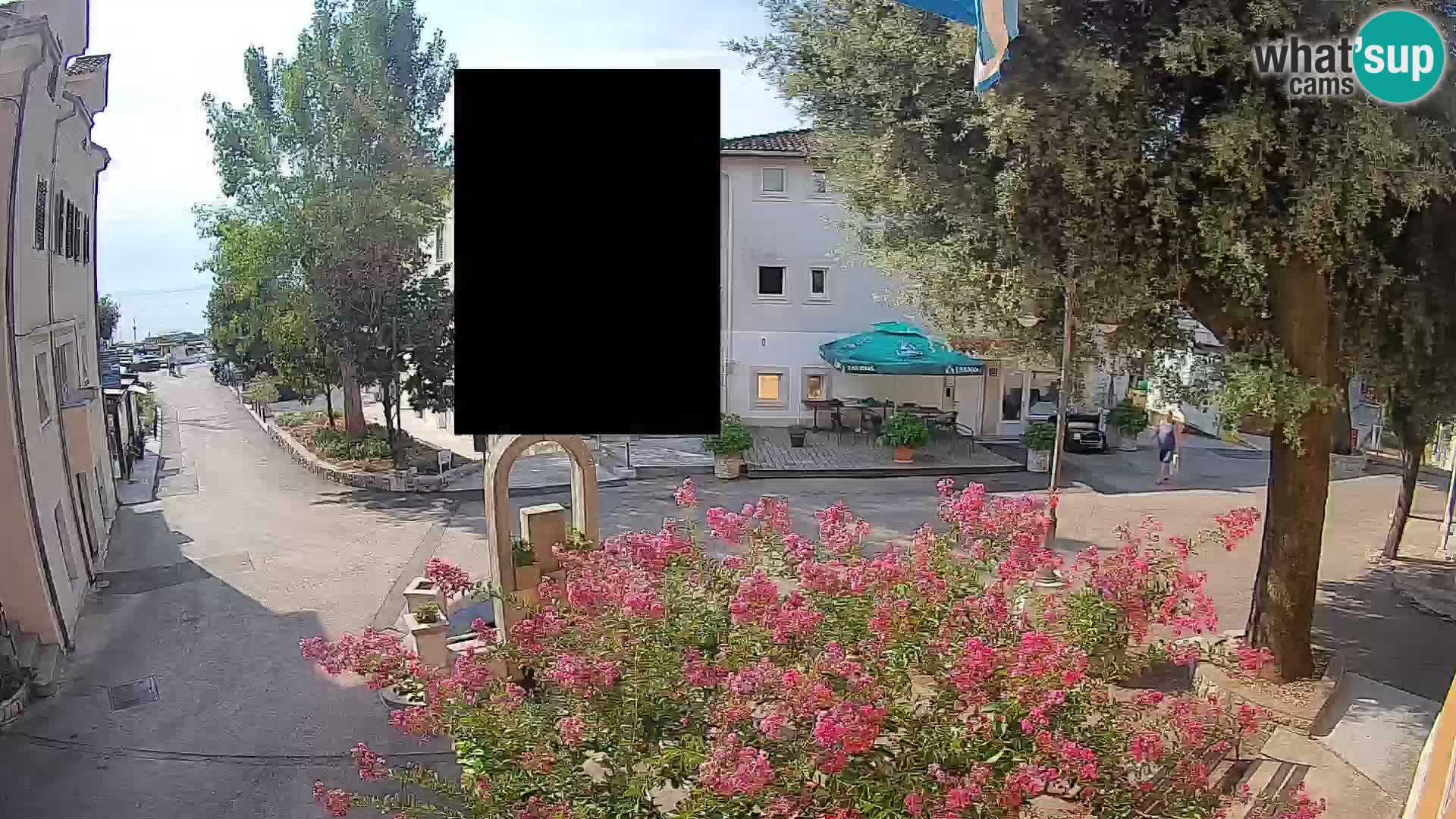Webcam Mošćenička Draga Center – Live View of the Town Center