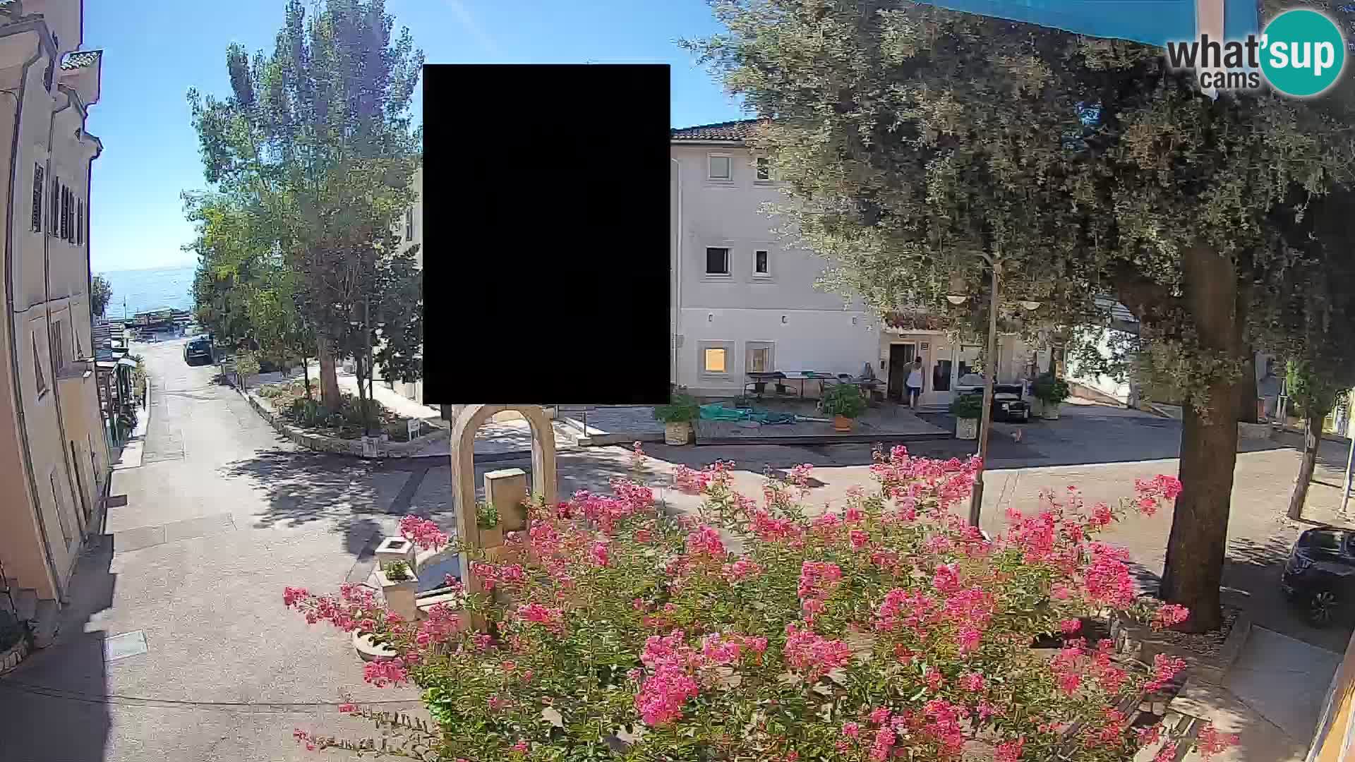 Webcam Centro Draga di Moschiena – Vista live sul centro