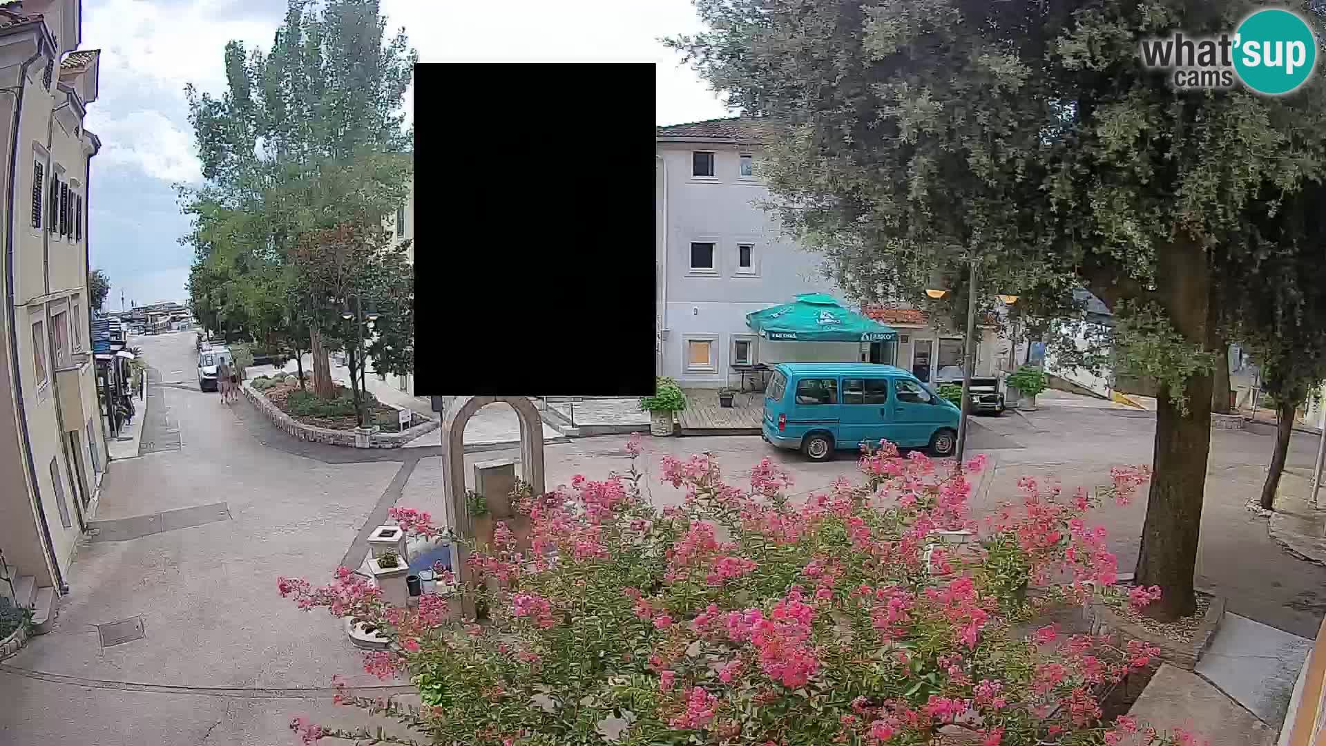 Webcam Mošćenička Draga Zentrum – Liveblick auf das Ortszentrum