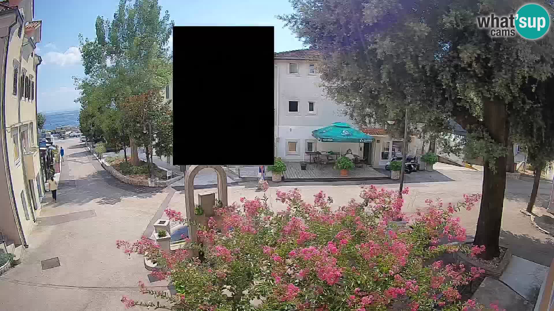 Webcam Mošćenička Draga Zentrum – Liveblick auf das Ortszentrum