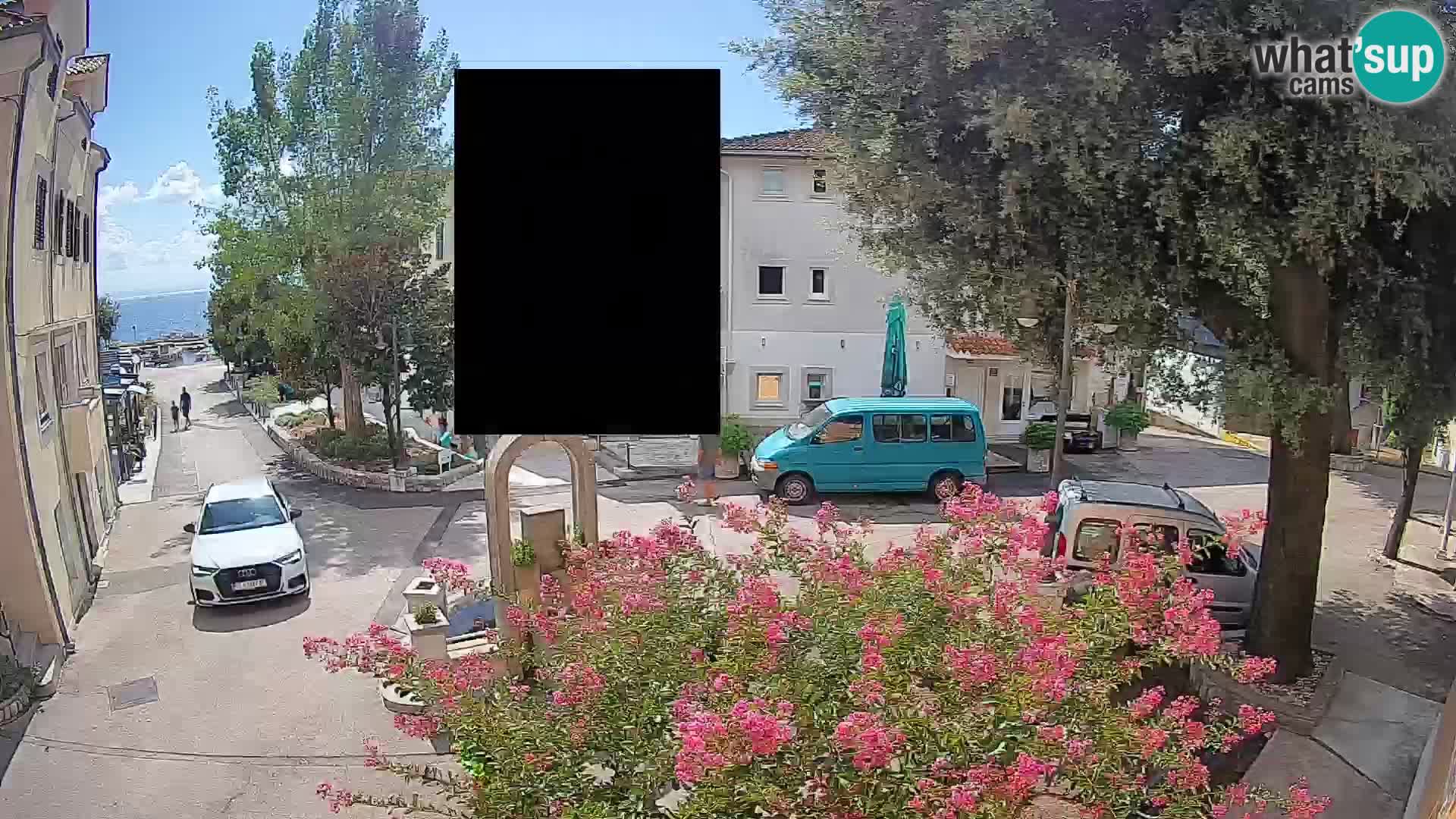 Webcam Centro Draga di Moschiena – Vista live sul centro