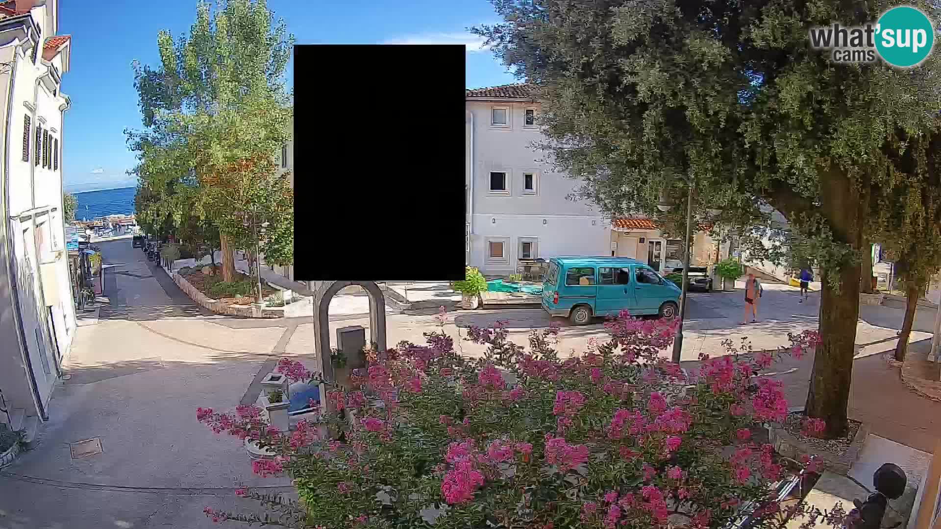 Webcam Centro Draga di Moschiena – Vista live sul centro